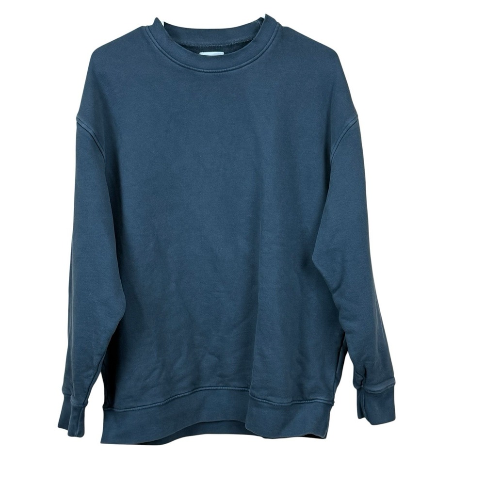Mate the Label Women's Organic Oversized Crew Sweatshirt Women's XS/S Grey blue